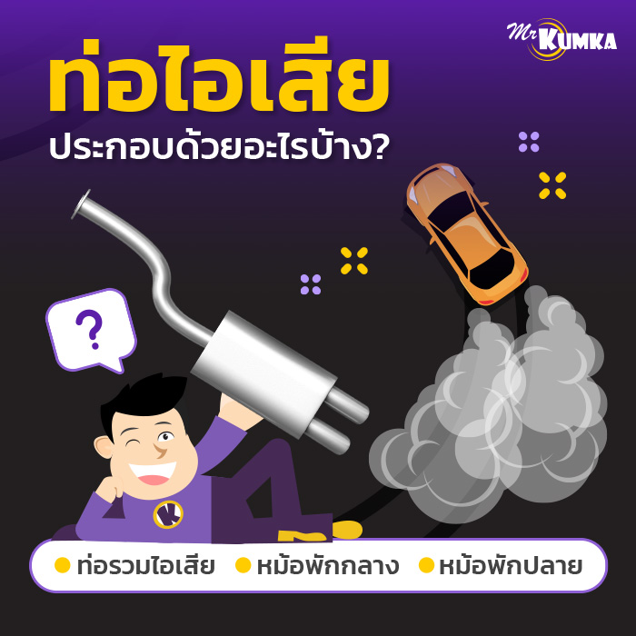 ท่อไอเสียประกอบด้วยอะไรบ้าง ? | มิสเตอร์ คุ้มค่า